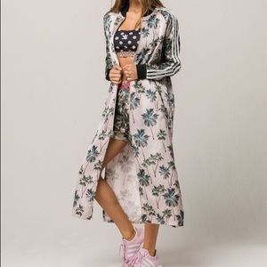 Adidas palm tree long track jacket
